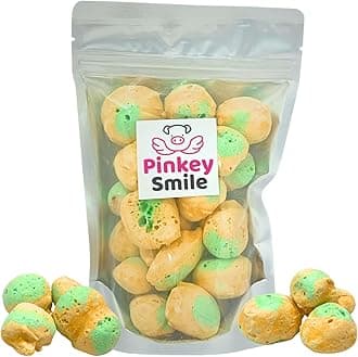Caramel Apple Flavored Freeze-Dried Taffy 2 oz – Crunchy & Airy Snack – Bite-Size Pieces – Ships in Box – Bold Taste & Light Texture