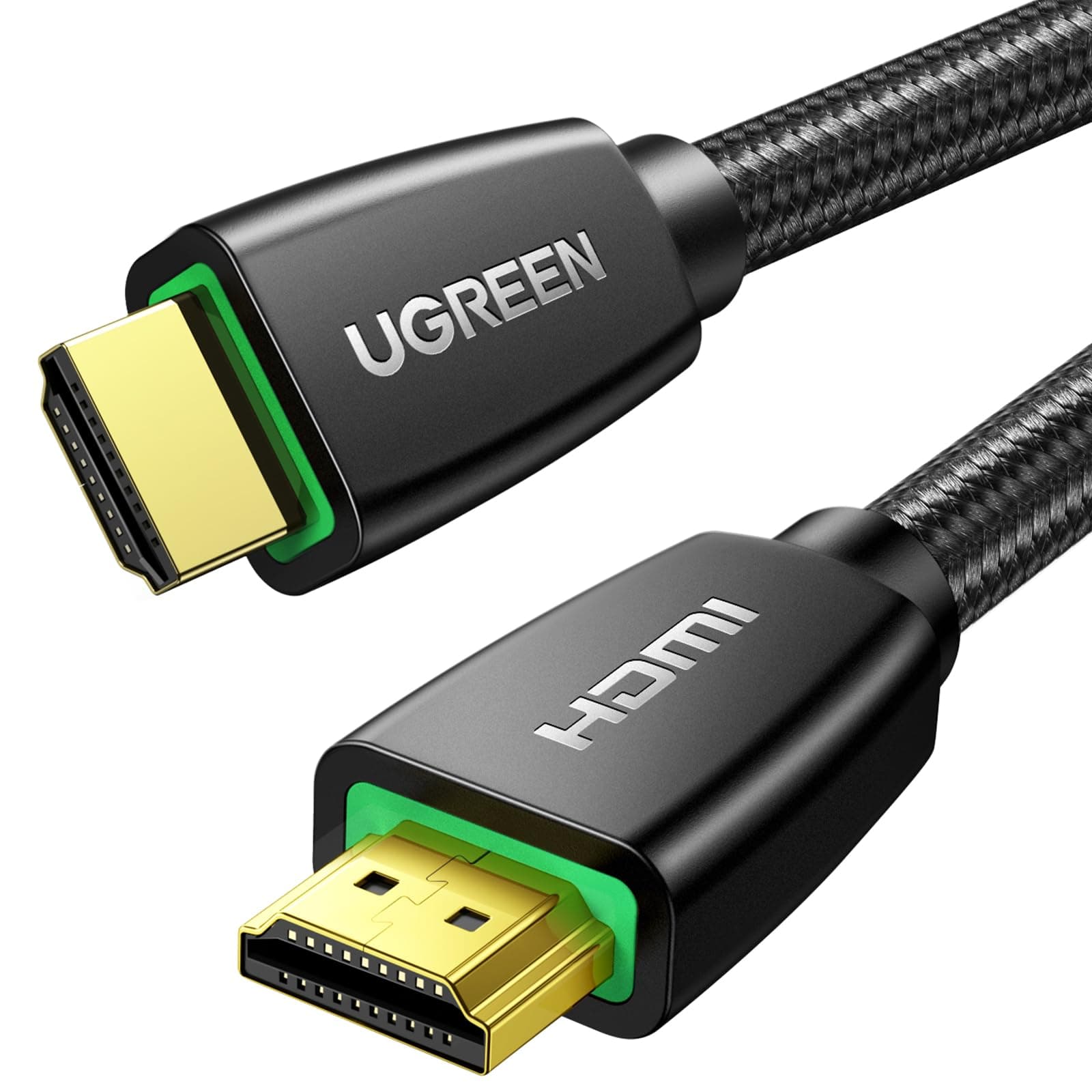 HDMI Cable 4K 2M HDMI 2.0 18Gbps High-Speed 4K@60Hz Video Wire Ultra HD 3D 4K Cord Braided Compatible with Nintendo Switch MacBook Pro UHD TV Xbox Playstation PS5/4 PC Laptop