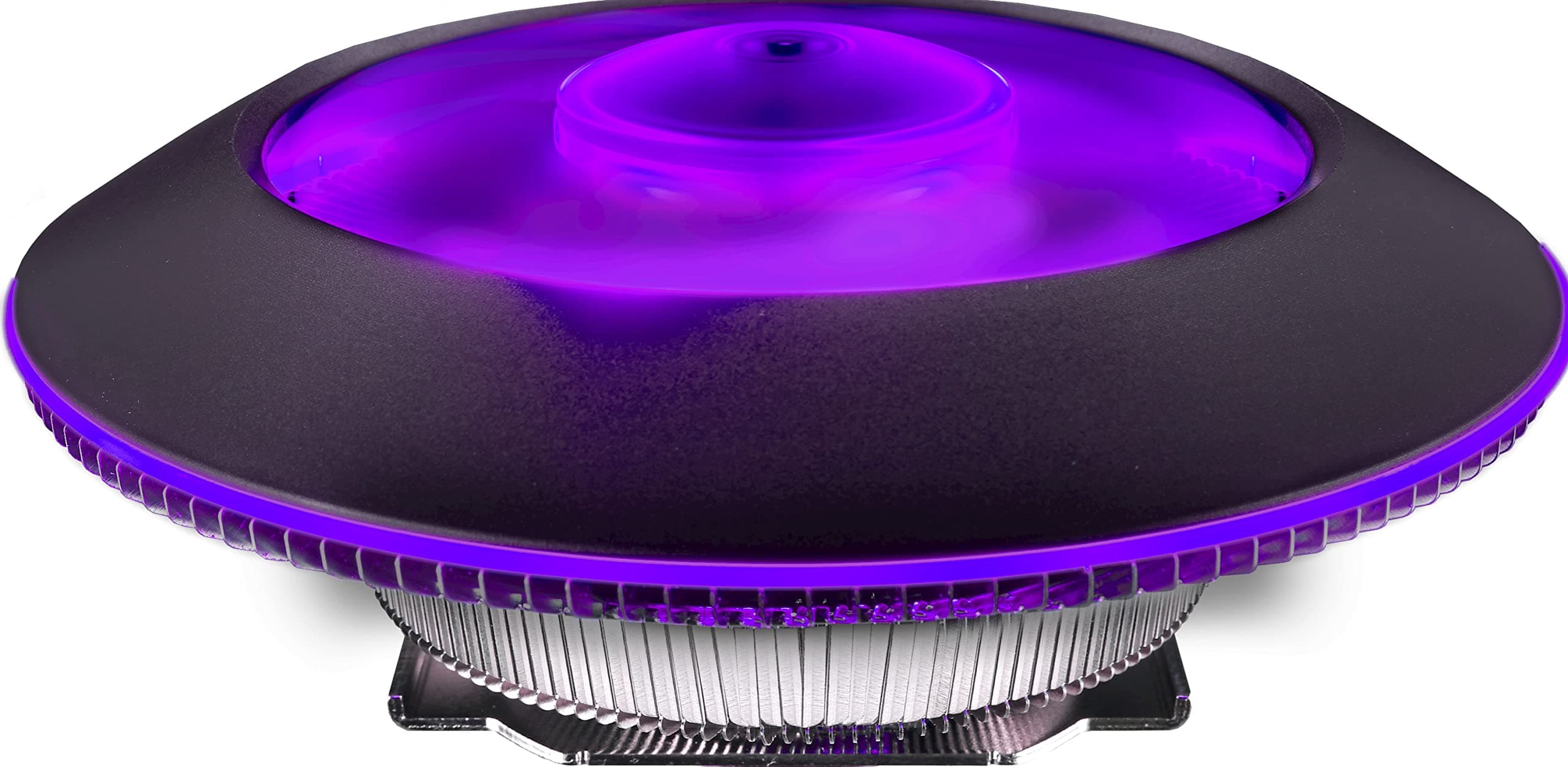 Cooler Master MasterAir G100M CPU Air Cooler - Low Profile Phase-Change Column, mini-ITX Ready, 92-mm PWM Fan with RGB Ring and Wired RGB Controller - Universal Socket Compatibility