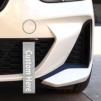 Personalize Tow Strap, Custom Car Decorative Trailer Tow Strap, Car Modification Sports Trailer Belt, Rope Hook Fit for Decorative