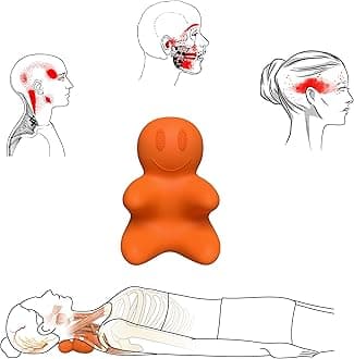 Trigger Point Massager Dolly, Myofascial Release Occipital Neuralgia, Neck & Shoulder Pain, Tension Headache, TMJ