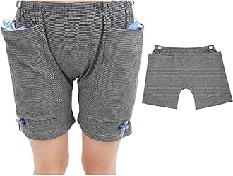 Incontinence Care Trousers, Catheter Underwear for Elderly with Double Pockets, Urinate Drainage Bag Pants for Catheter Nephrostomy Bag for Incontinence and Ostomy Patients (Women, 3XL)