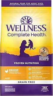 Complete Health Adult Dry Cat Food for Indoor Cats, Grain Free, Natural, Chicken & Chicken Meal (11.5 Pound Bag)