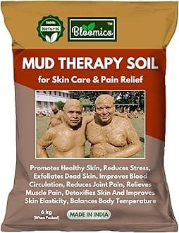 Mud Therapy Sand for Mud Baths & Skin Wellness - 6 kg | Therapeutic Mud for Healing, Relaxation, Rejuvenation & Moisturizing - 6 kg