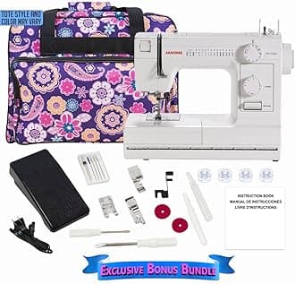 JanomeHD1000 Sewing Machine with Exclusive Bonus Bundle
