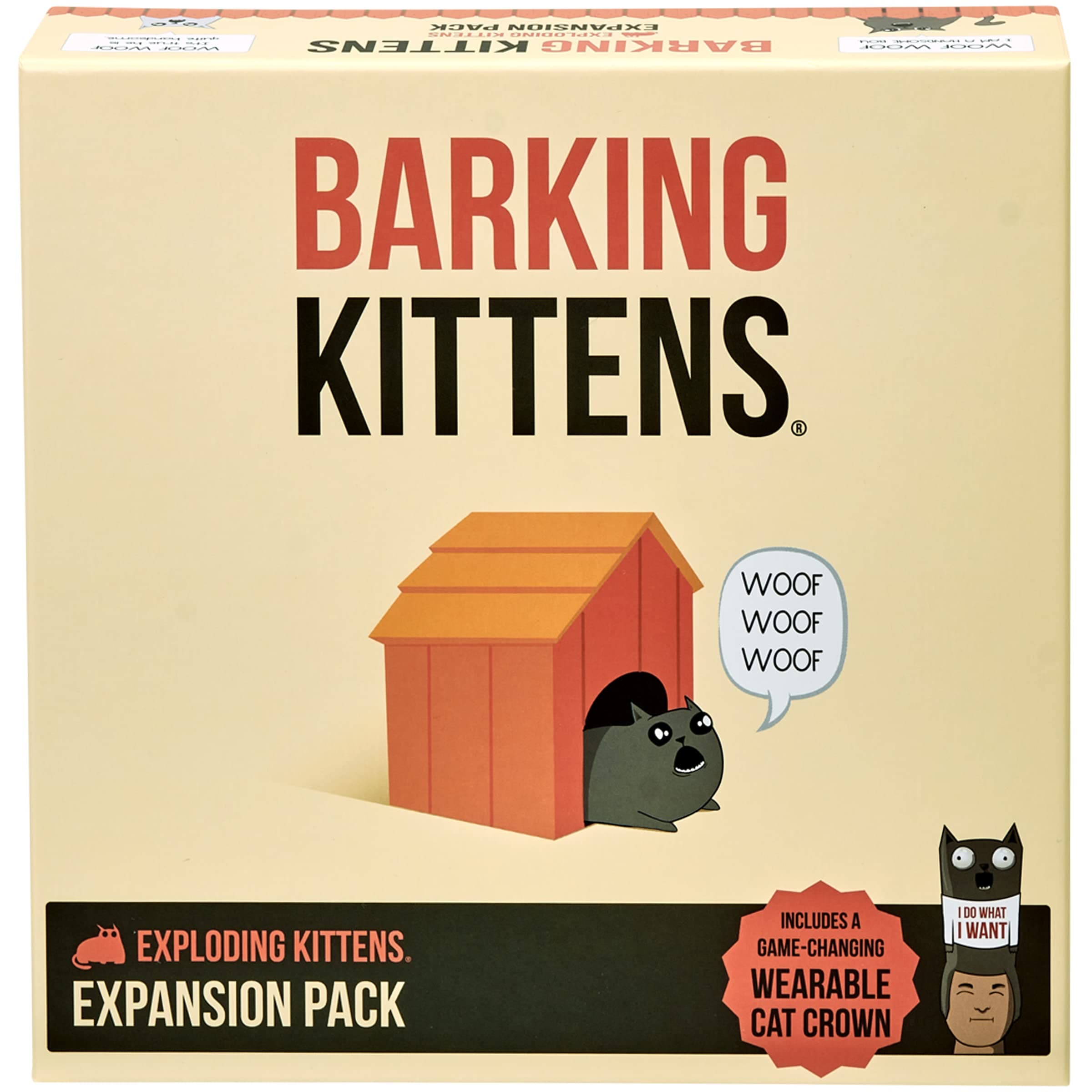 Barking Kittens: This is The Third Expansion of Exploding Kittens Card Game - Family-Friendly Party Games - Card Games for Adults, Teens & Kids