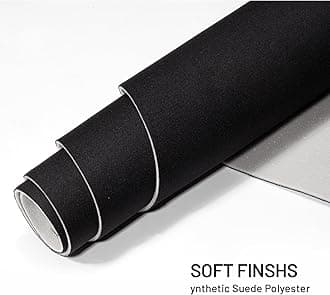 Auto Headliner Fabric 74" L × 60" W Mesh Type with Foam Backing - Tube Packaging - Black Interior Replacement Material for Car/Truck/SUV/RV Roof - Home Repair/DIY Headliner Material