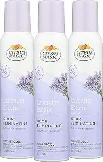 Citrus Magic Odor Eliminating Air Freshener Spray, Lavender Escape, 3-Ounce, Pack of 3