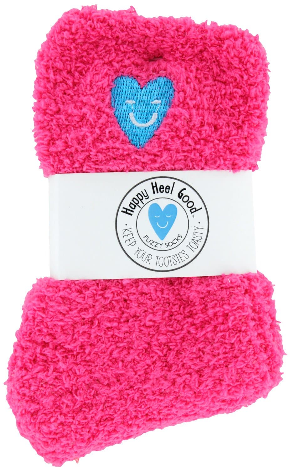 Happy Heel Good Fuzzy Socks