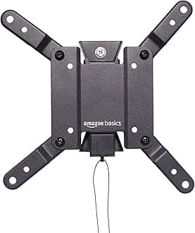 Amazon Basics Tilt TV Wall Mount For 12 - 40 inches TVs and VESA 200 x 200, 30 to 102 cm, Black