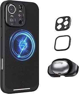 SMALLRIG FilMov Phone Case Kit for iPhone 16 Pro Max, Lightweight Photography Case with T-Mount Lens Backplate/Capture Grip, Support for MagSafe, Compatible with Phone Lenses and Filters - 4987