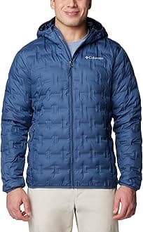 Columbia Men's Delta Ridge Down Hooded Jacket Hooded Puffer Down Jacket (pack of 1)