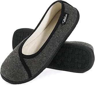 Women's Lightweight Memory Foam Closed - Back Slippers, Comfy Non - Slip House Shoes for Indoor & Outdoor