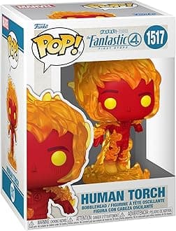 POP! Marvel: Fantastic Four - Human Torch - Collectable Vinyl Figure - Gift Idea - Official Merchandise - Toys For Kids & Adults - Model Figure for Collectors and Display