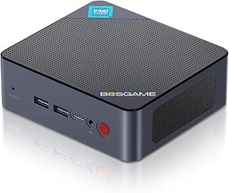 BOSGAME Mini PC, Intel 12th N95 4C/4T (up to 3.40Ghz), 8GB DDR4+256GB M.2 NVMe SSD Windows 11 Pro Mini Desktop Computer, 4K Triple Display Office Mini Computer,2.5G LAN, USB Gen3.2, WiFi5