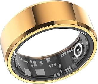 Smart Fitness Tracker Ring for Women Men, Multiple Sport Modes With Heart Rate Sleep Monitor, IP68 Waterproof Step Counter Calorie Tracking for Android iOS Phone