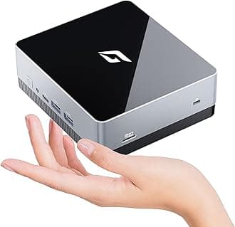 Mini Desktop PC Linux,12th Alder Lake N100 (up to 3.4GHz) Mini Computer, 8GB DDR4 RAM 512GB PCIe SSD, Small PC Support 4K Dual Display/USB3.0/WiFi 6/BT5.2/RJ45/VESA for Home/Office