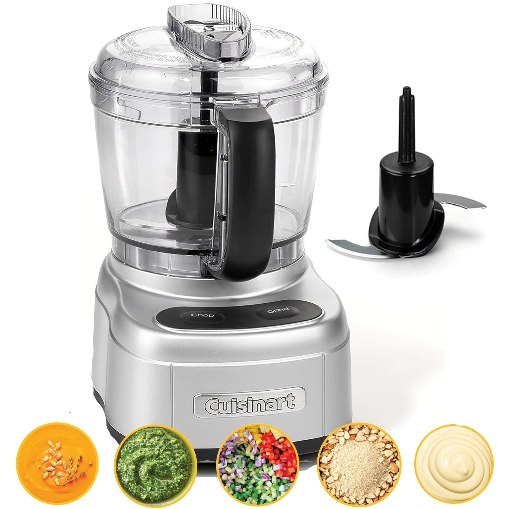 Mini Prep Pro - Mini Chopper and Compact Processor in 1, Multifunctional, Reversible Stainless Steel Blade, BPA Free 900ml Work Bowl, Compact Powerhouse, Dishwasher Safe Parts