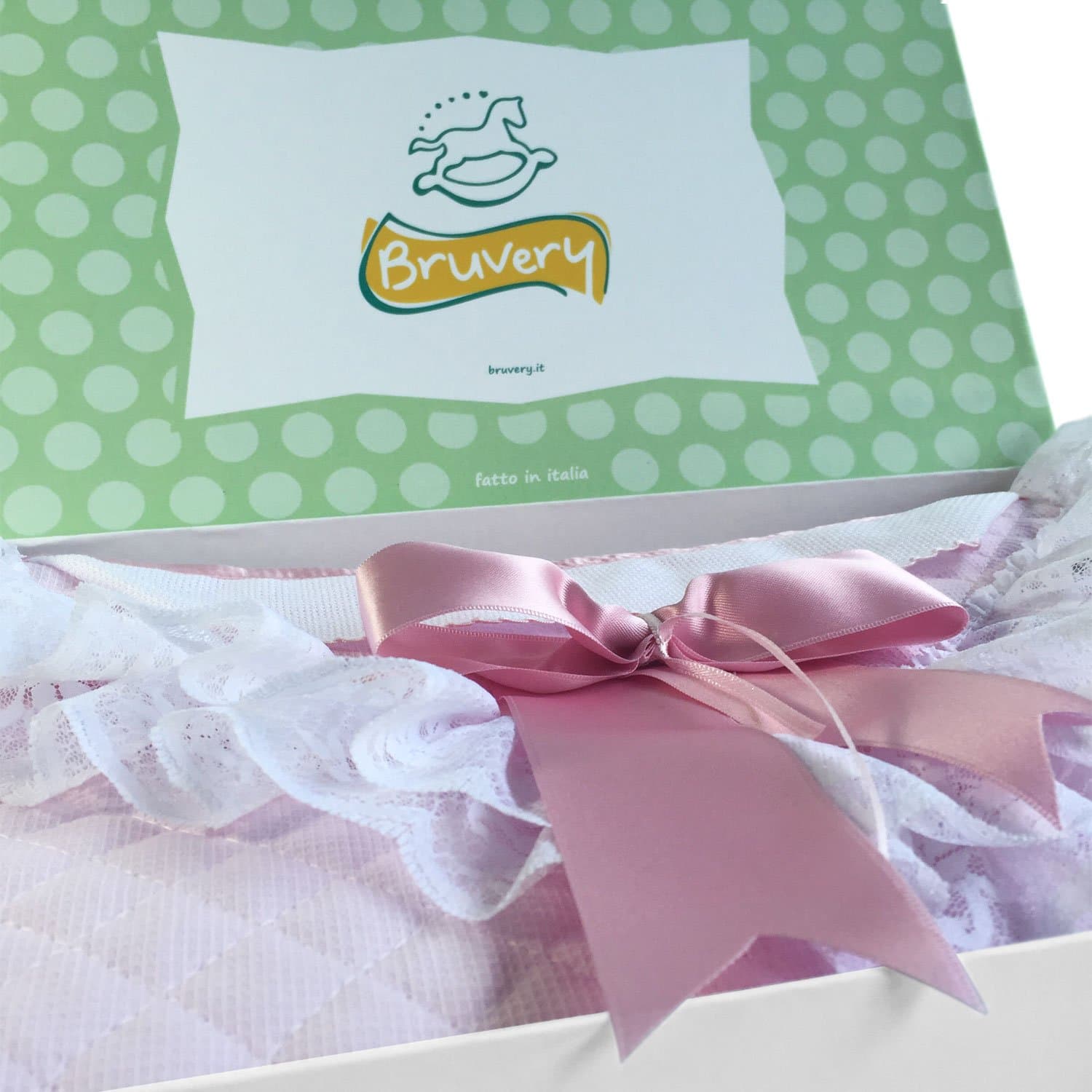 Envelope First Changing, Strip for the first at Birth, Baby Changing Bag with Embroidery in Aida for the name – handmade in Italy