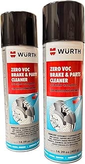 AquaNation Listing For Wurth Zero VOC Brake and Parts Cleaner - Powerful Cleaner for Contaminants and Brake Dust Removal, California Compliant,14 oz (Pack of 2)