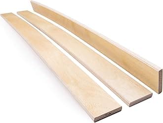 Pack of 10 Slats Birch Wood Sprung Bed Base Replacement Single Double 5 cm wide 825 mm Long