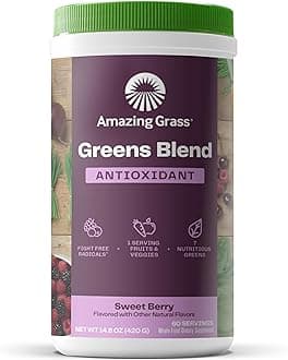 Green Superfood with Antioxidant Sweet Berry (14.8oz,420g)