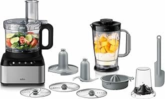 Food Processor Fp 3233, Citrus Press, Spatula,Dough Tool, Plastic Multi Mill. 2.1 L Bowl Capacity, 800 Watts, Black"Min 1 year manufacturer warranty"