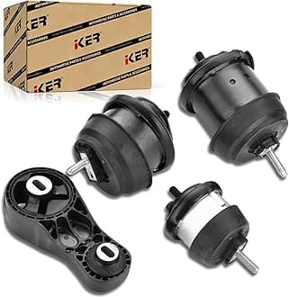 4PCS Engine Motor Transmission Mount Kit Compatible with GMC Acadia/Saturn Outlook 3.6L 2009-2016 Buick Enclave Chevrolet Traverse 3.6L 2009-2017 Auto Transmission Motor Mount Replace A5444 A5458HY