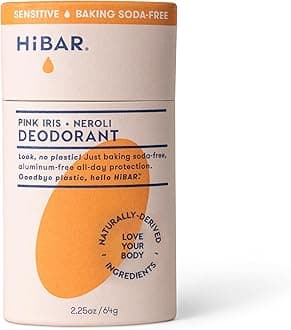 Pink Iris & Neroli Sensitive Deodorant - Gentle on Skin, Neutralizes Odor, Absorbs Moisture, Smooth Application, Long-Lasting Protection, Aluminum & Paraben Free