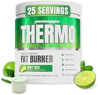Thermogenic Fat Burner Powder, Spicy Rita - Weight Loss & Metabolism Booster Pre Workout Supplement for Women & Men - Supports Appetite Control & Boosts Energy - Gluten-Free - 25 Servings