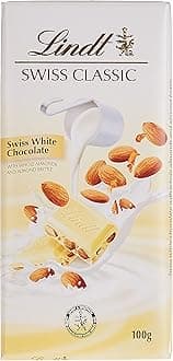 Swiss Classic White Chocolate With Almond Brittle 100g