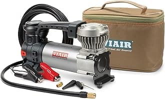 Viair 88P - 00088 Portable Compressor Kit With Alligator Clamps, Tire Inflator, Tire Air Pump, 12V, 120 Psi, For Up To 33 Inch Tires