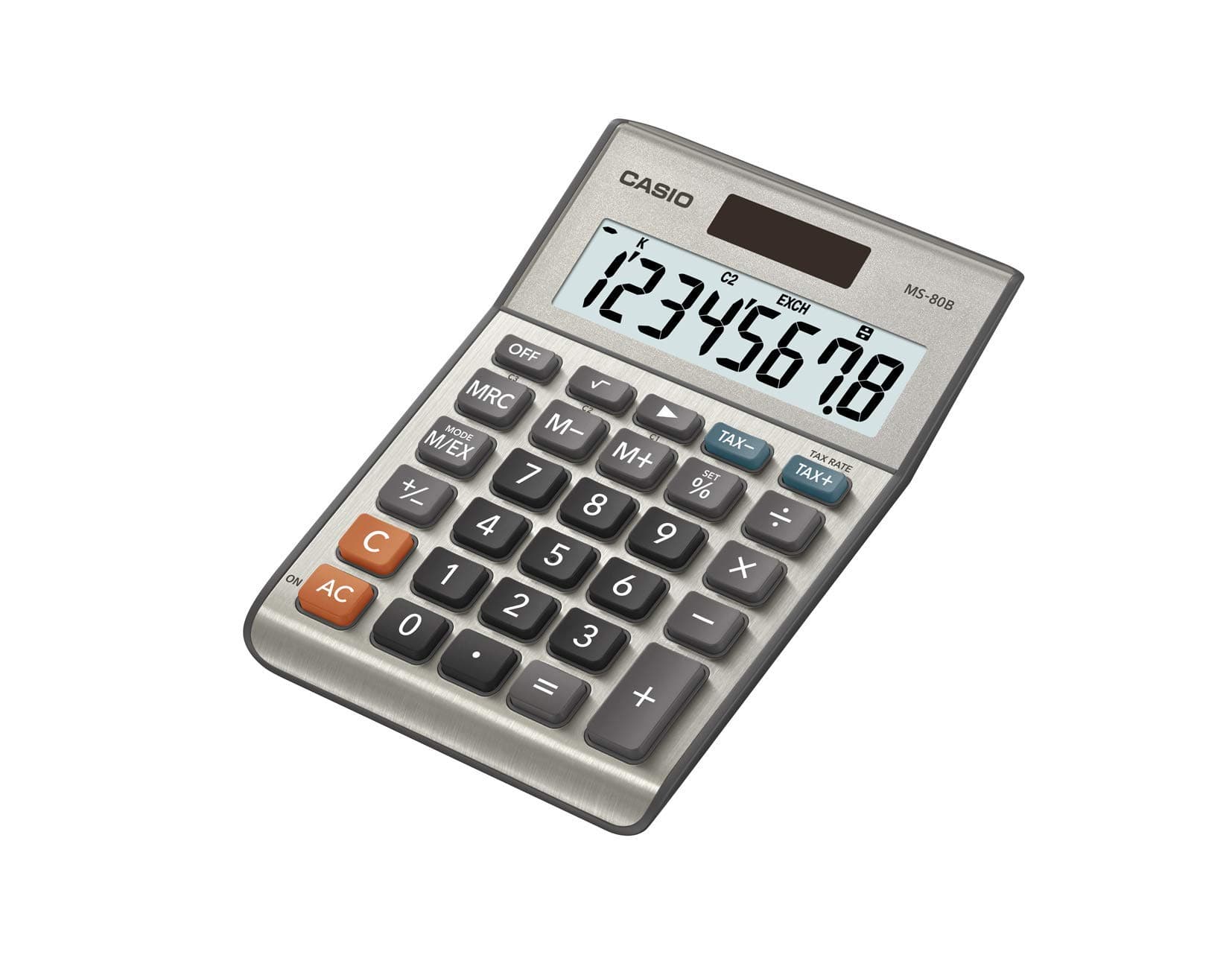 Casio MS-80B Standard Function Desktop Calculator,Black