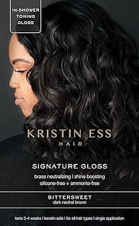 Kristin Ess The One Signature Hair Gloss - Bittersweet: Dark Neutral Brown