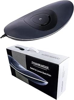 Back Pain Relief - Low Back Stretcher with Vibration Massage, Infrared Heat, and Air Pressure Spinal Decompression - Dynamic Wedge Automatic Lumbar Traction