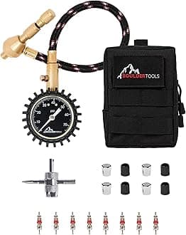 All New Boulder Tools Heavy Duty Rapid Tire Deflator Kit with Valve Caps