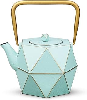 Cast Iron Diamond Teapot