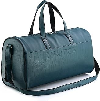 Unisex PU Duffle Bag for Travel | Stylish Leatherette Cabin Luggage | Compact, Comfortable & Spacious Hand Duffel Bag for Weekend Trips, Gym & Office | Suitable for Men and Women | Teal