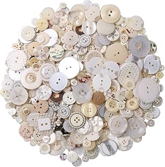650 Pcs Buttons Round Resin Buttons 2 and 4 Holes Assorted Buttons for Sewing Crafts DIY Projects Button Painting Craft Buttons (Shell)