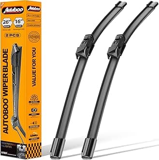 AUTOBOO 26"+16" Windshield Wiper Blade Sets Replacement for Subaru Crosstrek Impreza 2018-2026 Lexus NX300 NX200t 2015-2021 Toyota CHR -Original Factory Quality (Pack of 2)