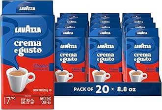 Crema e Gusto, 8.8 oz Brick, Ground (20 Pack)