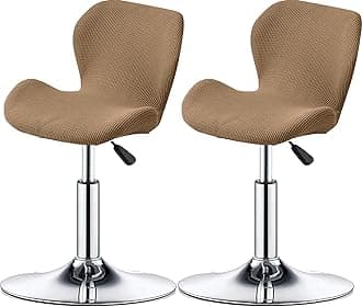 Bar Stool Cover Set of 2/4/6 Shell Back Adjustable Swivel Bar Stools Slipcover,Barstool Protector Covers for Dining Room Kitchen (Color : #8, Size : 2pcs)