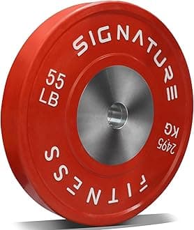 2-Inch Olympic Competition Bumper Plate with Steel Hub for Strength Training and Powerlifting