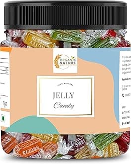 Jelly Candy Chocolate Fruits Flavour Mix Flavours 250 Gram Jar Pack