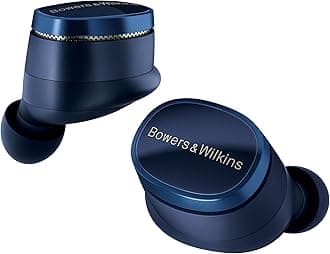 Bowers & Wilkins Pi8 Wireless Bluetooth Earbuds (Midnight Blue), in-Ear Bluetooth Earphones with Qualcomm & aptX Lossless, Active Noise Cancelling Earbuds, 3 Built-in Mics, 15-Min Quick Charging