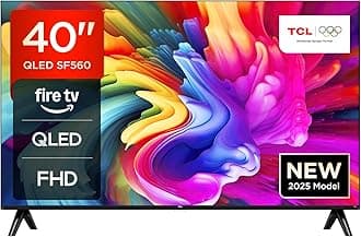 TCL 40SF560-UK 40" Full HD QLED Direct LED Smart TV with Fire TV, Alexa Voice Control, Vivid Colour & Enhanced Brightness