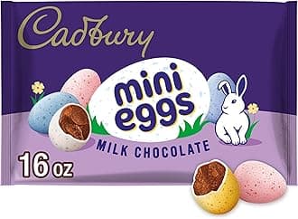 Mini Milk Chocolate Eggs, Easter Basket, Easter Candy Bag, 16 Ounces