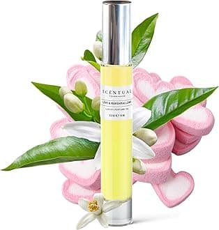 Luxury Perfume Oil, Ultra-Concentrated Women Roll-On Fragrance Oil, Long Lasting Rollerball Travel Mini Perfume, Vegan, Alcohol & Cruelty Free 10ml (Love & Marshmallows)