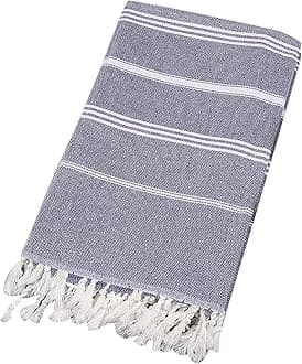 Turkish Beach Towels, 71x39 Inches Oversized Cotton Sand Free Quick Dry Beach Towel for Kids Adults,Lightweight Pool Towels Towel Racks for Bathroom,Beach Essentials for Women