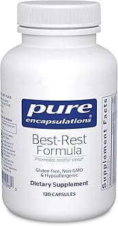 Pure Encapsulations Best-Rest Formula - Supports Restful Sleep - for Relaxation - Restful Sleep Supplement - Non-GMO & Vegan - 120 Capsules